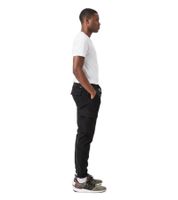 Bequeme URBAN CLASSICS Herren Cargo Jogginghose mit elastischem Bund und Cargo-Taschen Schwarz
