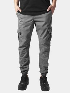 stylische URBAN CLASSICS Herren Jeans Kordelzug Taschen 320 g/m² mit Baumwolle Anthrazit