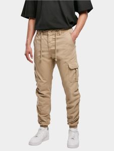 bequeme URBAN CLASSICS Herren Jeans Kordelzug Taschen 320 g/m² mit Baumwolle Beige