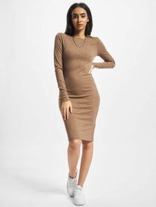 feminines Urban Classics Damen Kleid Stretch 235 g/m² Khaki