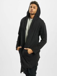 bequemes Urban Classics Herren Sweatshirt Taschen Kapuze 240 g/m² mit Baumwolle Schwarz