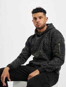 weicher URBAN CLASSICS Herren Hoodie Kordelzug Reißverschluss 280 g/m² mit Baumwolle Camouflage
