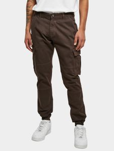 moderne Urban Classics Herren Jeans Stretch Reißverschluss Taschen mit Baumwolle Braun
