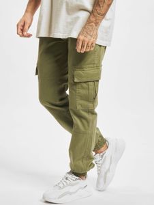 moderne URBAN CLASSICS Herren Jeans Stretch Taschen 270 g/m² mit Baumwolle Khaki