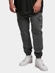 stylische Urban Classics Herren Jeans Stretch Reißverschluss Taschen mit Baumwolle Grau