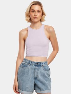 lässiges Urban Classics Damen T-Shirt Stretch 180 g/m² mit Baumwolle Violett