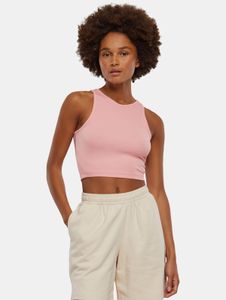 sportliches Urban Classics Damen T-Shirt Stretch 180 g/m² mit Baumwolle Rosa