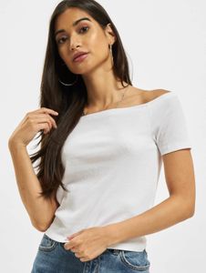 modernes Urban Classics Damen T-Shirt Stretch 180 g/m² mit Baumwolle Weiß