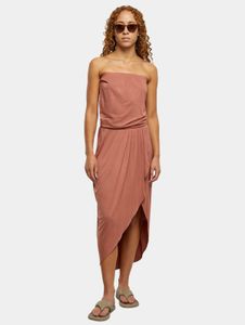 Robe femme Stylish Urban Classics, tissu stretch 170 g/m², couleur terracotta-orange