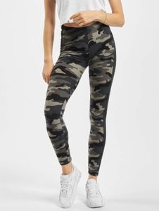 bequeme Urban Classics Damen Hose Stretch 170 g/m² Camouflage