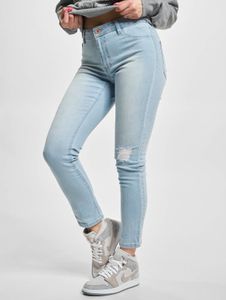 moderne Urban Classics Damen Jeans Skinny Fit Stretch Denim mit Baumwolle Blau