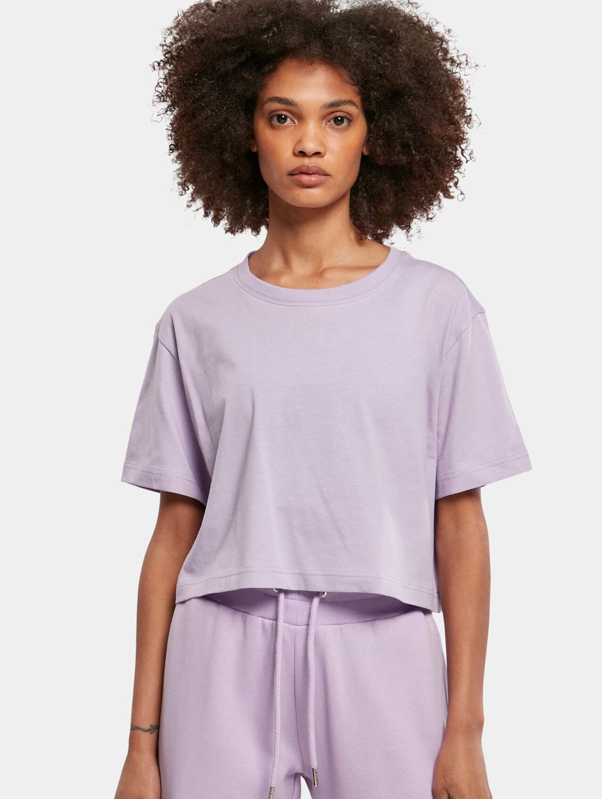 URBAN CLASSICS Damen T-Shirt Oversize mit Baumwolle