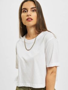 sportliches Urban Classics Damen T-Shirt Oversize 140 g/m² mit Baumwolle Weiß