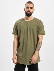 lässiges URBAN CLASSICS Herren T-Shirt 200 g/m² mit Baumwolle Khaki