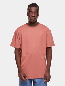 sportliches Urban Classics Herren T-Shirt Oversize 180 g/m² mit Baumwolle Terracotta-Orange