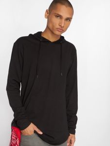 lässiger Urban Classics Herren Hoodie Kordelzug Kapuze 200 g/m² mit Baumwolle Schwarz