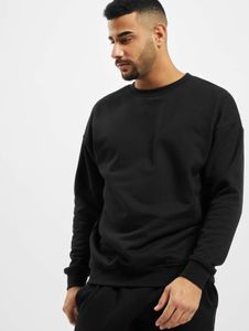 bequemes Urban Classics Herren Sweatshirt Fleece 300 g/m² mit Baumwolle Schwarz