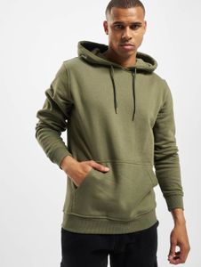 bequemer URBAN CLASSICS Herren Hoodie Kordelzug Kapuze 300 g/m² mit Baumwolle Khaki