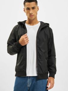 schlichte Urban Classics Herren Jacke Kordelzug Taschen 75 g/m² Schwarz