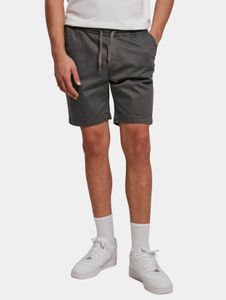 leichte URBAN CLASSICS Herren Shorts Stretch 270 g/m² mit Baumwolle Grau