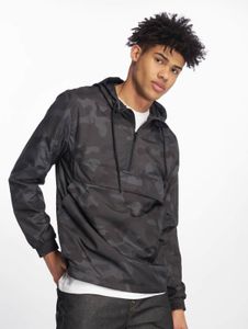 moderne Urban Classics Herren Jacke Reißverschluss Klettverschluss 78 g/m² Camouflage
