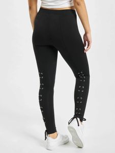 lässige Urban Classics Damen Hose Stretch 180 g/m² mit Baumwolle Schwarz