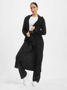 lässige Urban Classics Damen Jacke Kapuze Schwarz