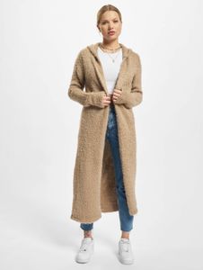 Giacca da donna Modern Urban Classics con coulisse e cappuccio, beige