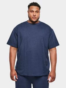 sportliches URBAN CLASSICS Herren T-Shirt 240 g/m² mit Baumwolle Navy
