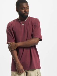 lässiges URBAN CLASSICS Herren T-Shirt Oversize 240 g/m² mit Baumwolle Bordeaux-Rot