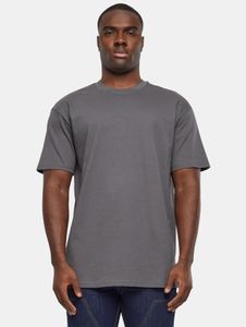 bequemes URBAN CLASSICS Herren T-Shirt 240 g/m² mit Baumwolle Grau