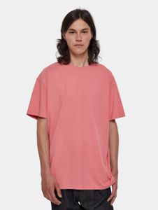lässiges URBAN CLASSICS Herren T-Shirt 240 g/m² mit Baumwolle Rosa