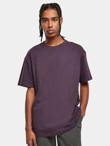 sportliches URBAN CLASSICS Herren T-Shirt 240 g/m² mit Baumwolle Violett