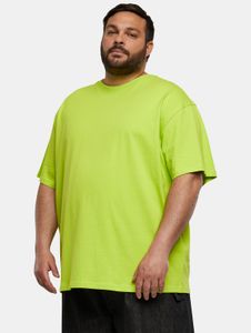 lässiges Urban Classics Herren T-Shirt 240 g/m² mit Baumwolle Lime-Grün