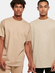 T-shirt casual da uomo Urban Classics, 240 g/m², cotone, beige