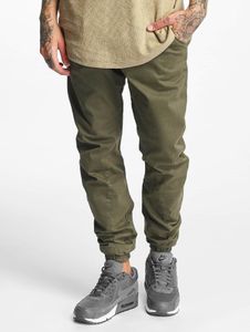 bequeme URBAN CLASSICS Herren Jeans Stretch Kordelzug Taschen mit Baumwolle Khaki