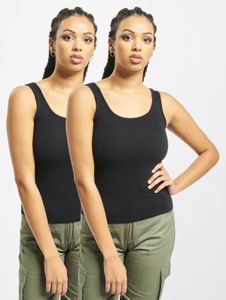 modernes Urban Classics Damen T-Shirt Stretch 180 g/m² mit Baumwolle Schwarz