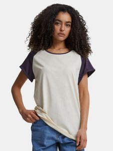 lässiges URBAN CLASSICS Damen T-Shirt 140 g/m² mit Baumwolle Beige