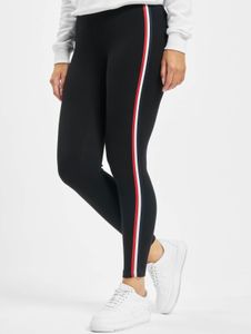 lässige Urban Classics Damen Hose Stretch 270 g/m² mit Baumwolle Schwarz