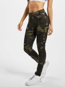 bequeme URBAN CLASSICS Damen Hose Stretch 250 g/m² Camouflage