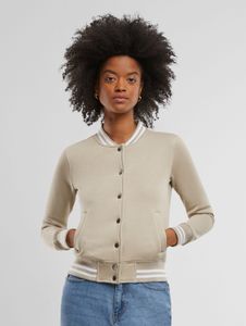 Simple Urban Classics women's jacket, 300 g/m², cotton, beige