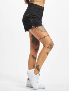bequeme Urban Classics Damen Shorts mit Baumwolle Schwarz