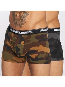 sommerliche Urban Classics Herren Shorts Stretch 160 g/m² mit Baumwolle Camouflage