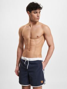 bequeme Urban Classics Herren Hose Kordelzug Taschen 116 g/m² Blau