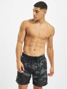 bequeme Urban Classics Herren Shorts Kordelzug Reißverschluss 106 g/m² Camouflage