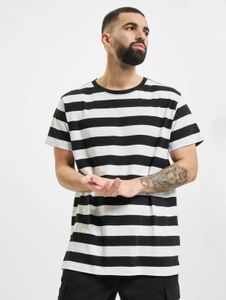 modernes Urban Classics Herren T-Shirt 180 g/m² mit Baumwolle Schwarz/Weiß