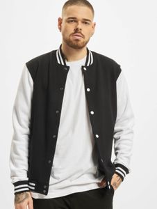 schlichte Urban Classics Herren Jacke 380 g/m² mit Baumwolle Schwarz/Weiß