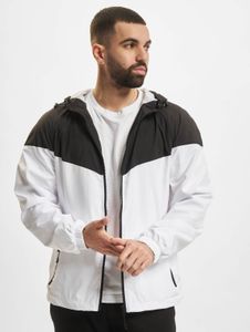 moderne URBAN CLASSICS Herren Jacke 78 g/m² Schwarz/Weiß