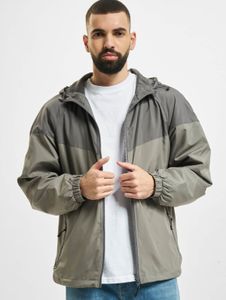 schlichte Urban Classics Herren Jacke Taschen Kapuze 78 g/m² Grau