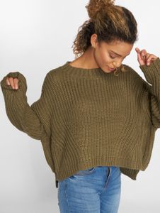 modernes Urban Classics Damen Sweatshirt Oversize Khaki